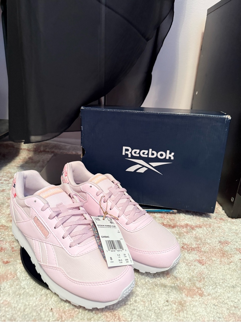 Reebok Pink Women's Lace-Up Athletic Sneakers
